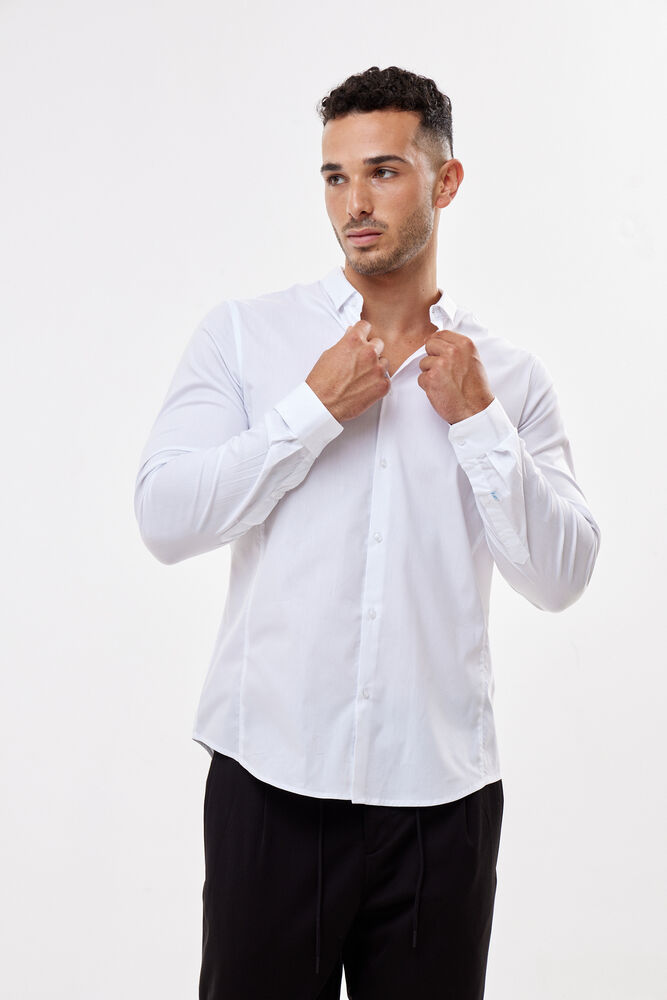חולצת בייסיק לג'נד לבן ש.א. image number undefined