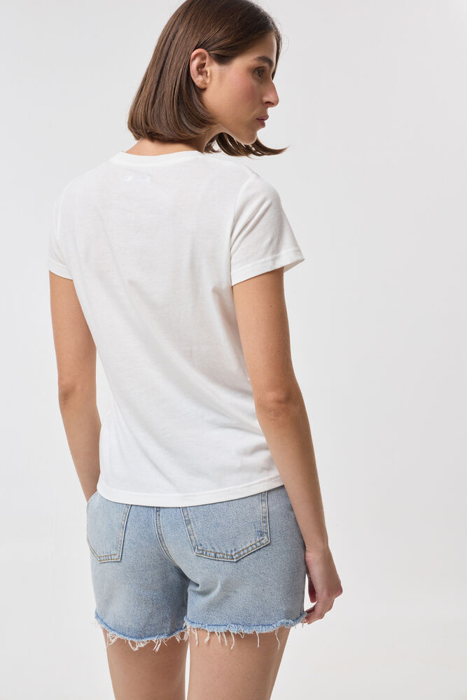 חולצת פרומו מסגרת ג'ינס אופוויט image number null