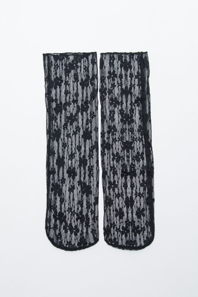 SHEER LACE -זוג גרביים image number undefined