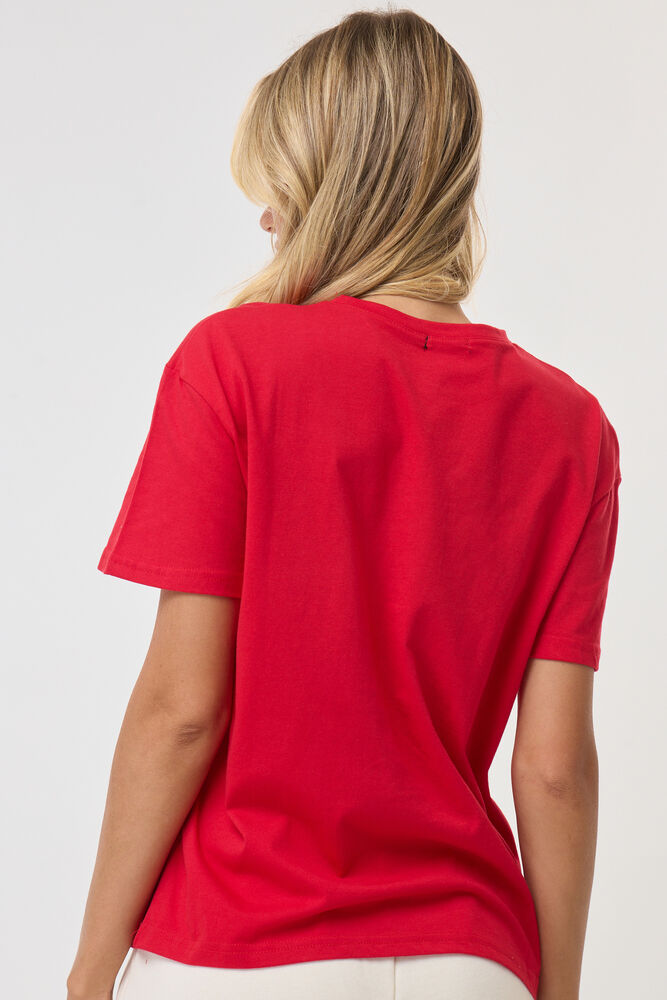 חולצת T מליבו אדומה image number null