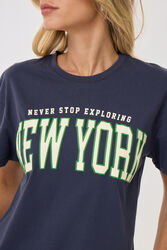 חולצת T ניו יורק נייבי